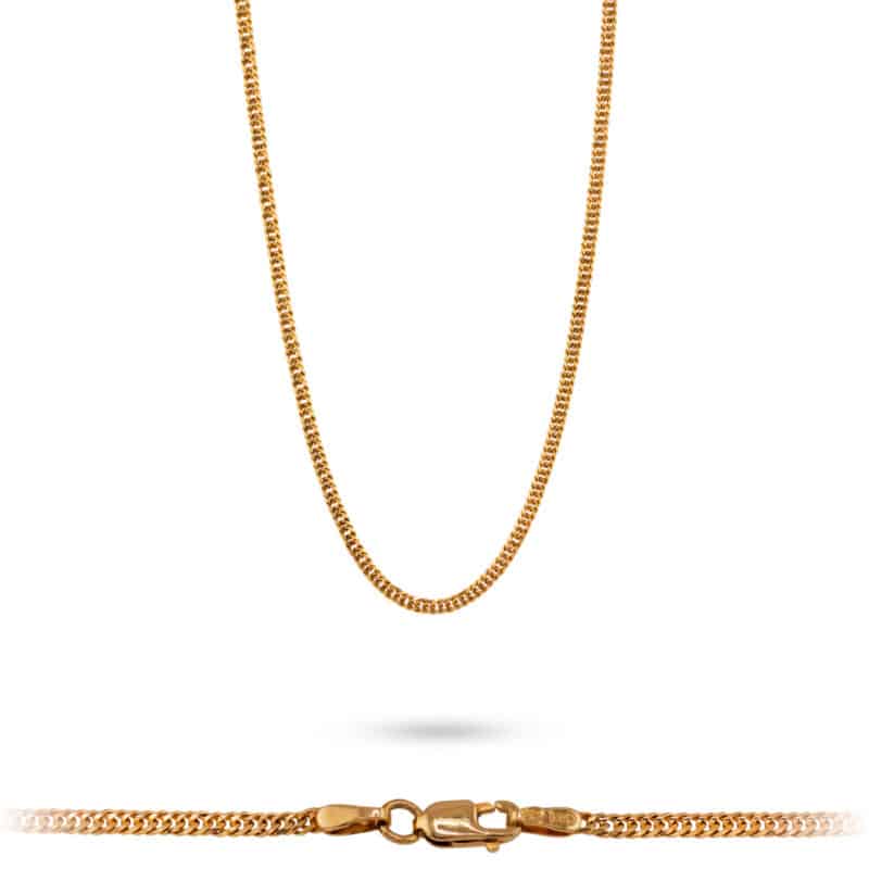 Łańcuszek z żółtego złota 50cm- 66159