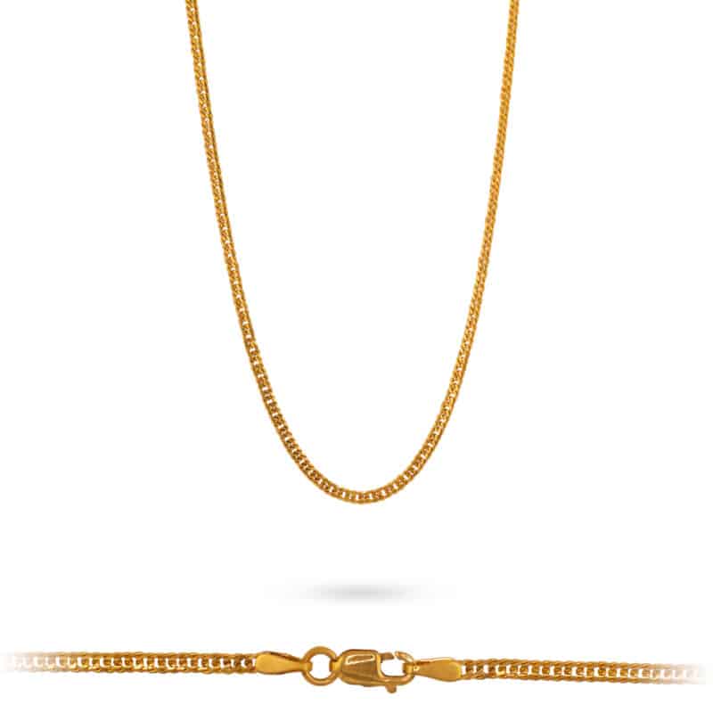 Łańcuszek z żółtego złota 50cm- 66160