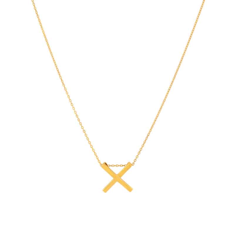 Naszyjnik złoty celebrytka- zawieszka modowa 70034