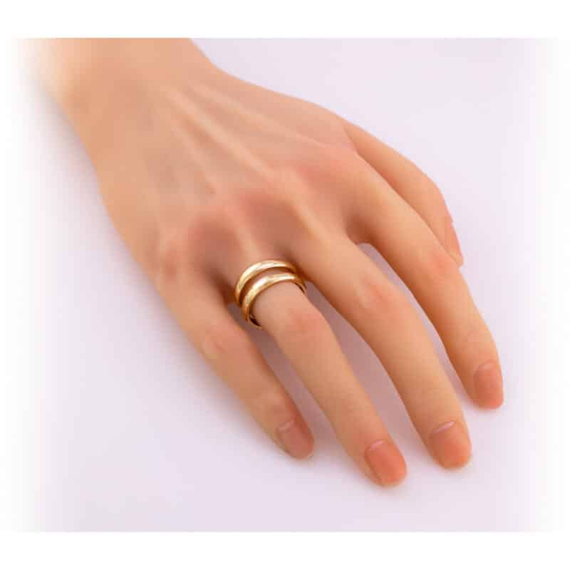 Pierścionek finezyjny z żółtego złota z kolekcji DALL’ACQUA 82841