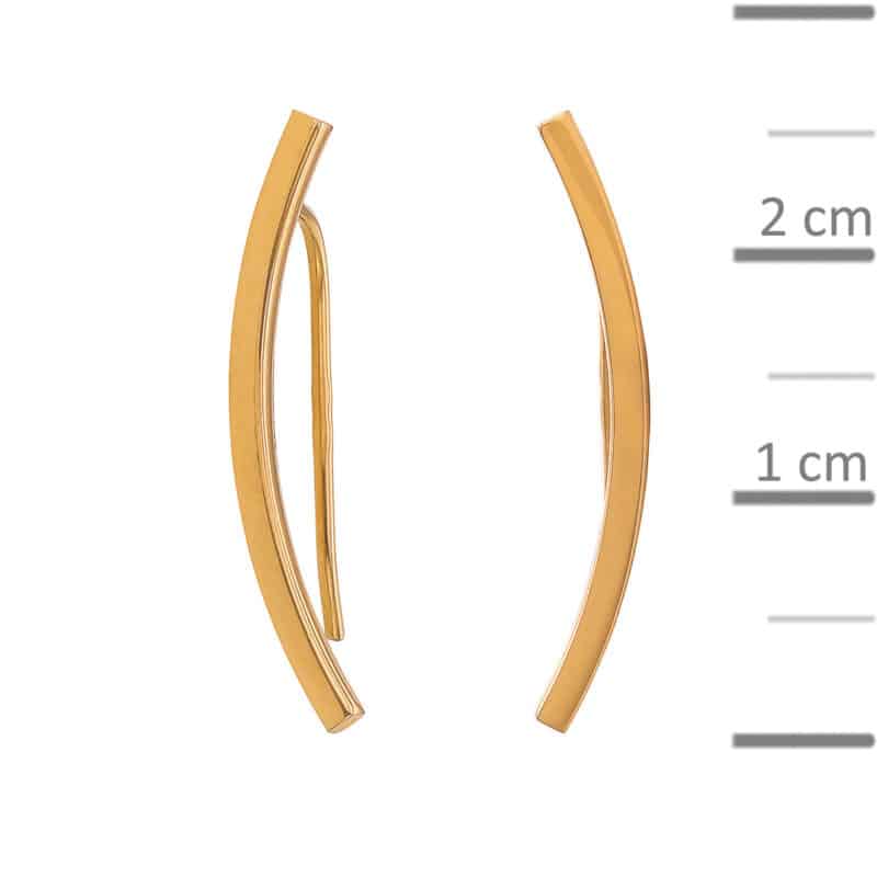 Kolczyki złote nausznice 83505