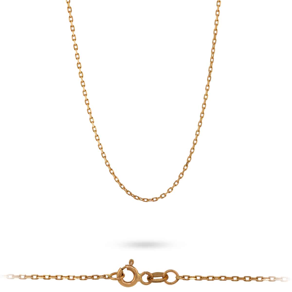 jubiler-jubiler Złoty komplet łańcuszek z medalikiem – 80615, 82544 - obrazek 3