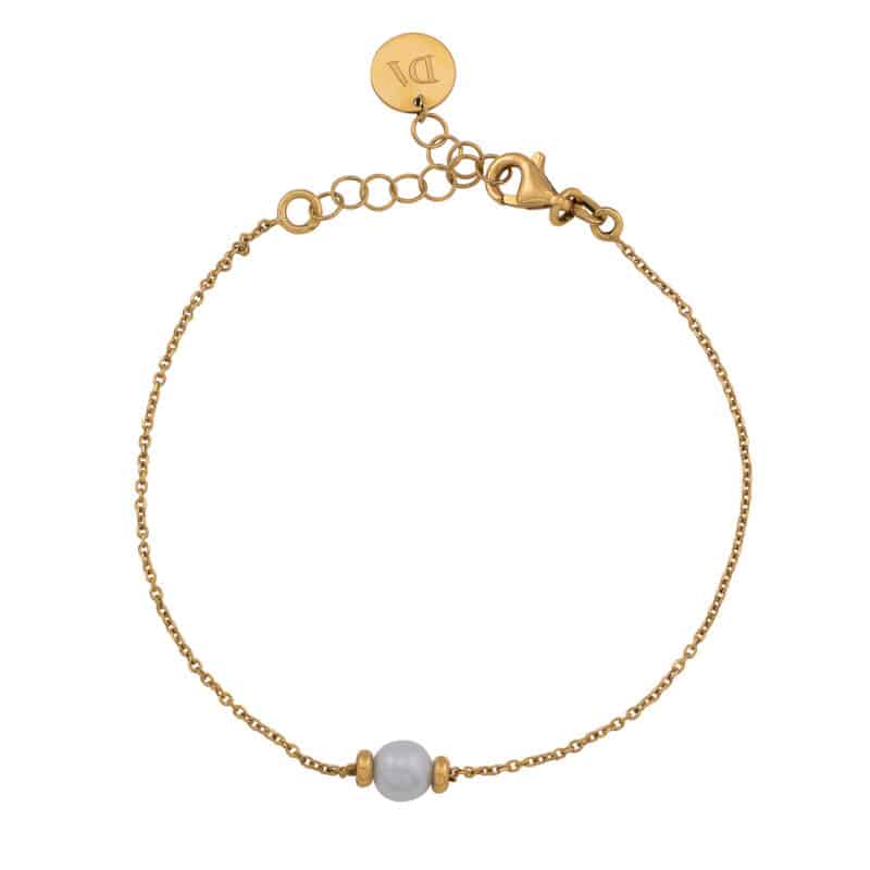 Bransoletka z żółtego złota z perłą hodowlaną z kolekcji DALL’ACQUA 84194