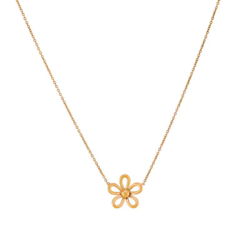 Naszyjnik z żółtego złota kwiatek z kolekcji DALL’ACQUA 84187