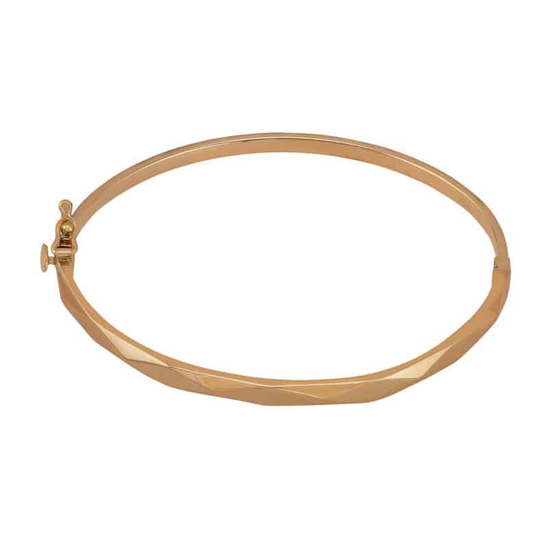 Bransoleta sztywna z żółtego złota 84369