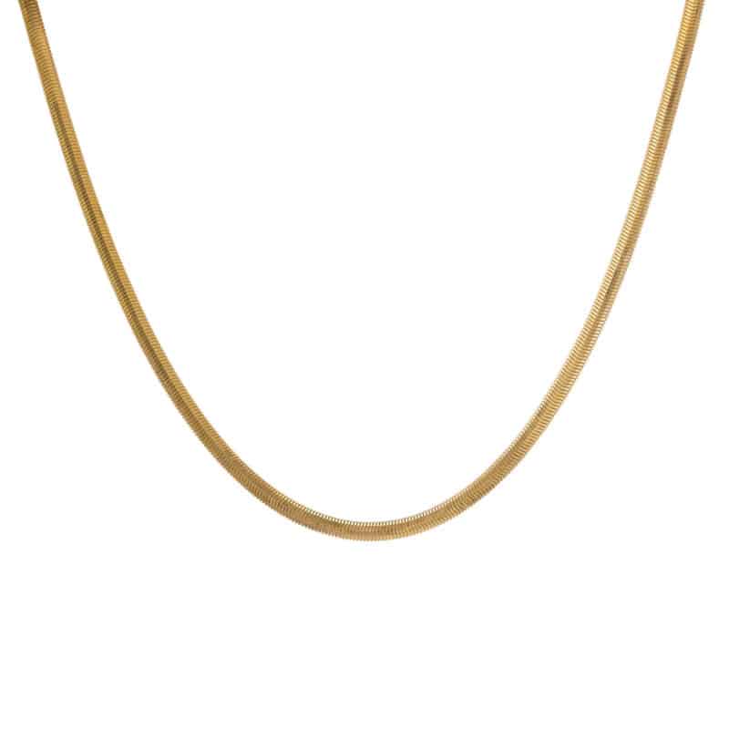 Naszyjnik taśma z żółtego złota 84339