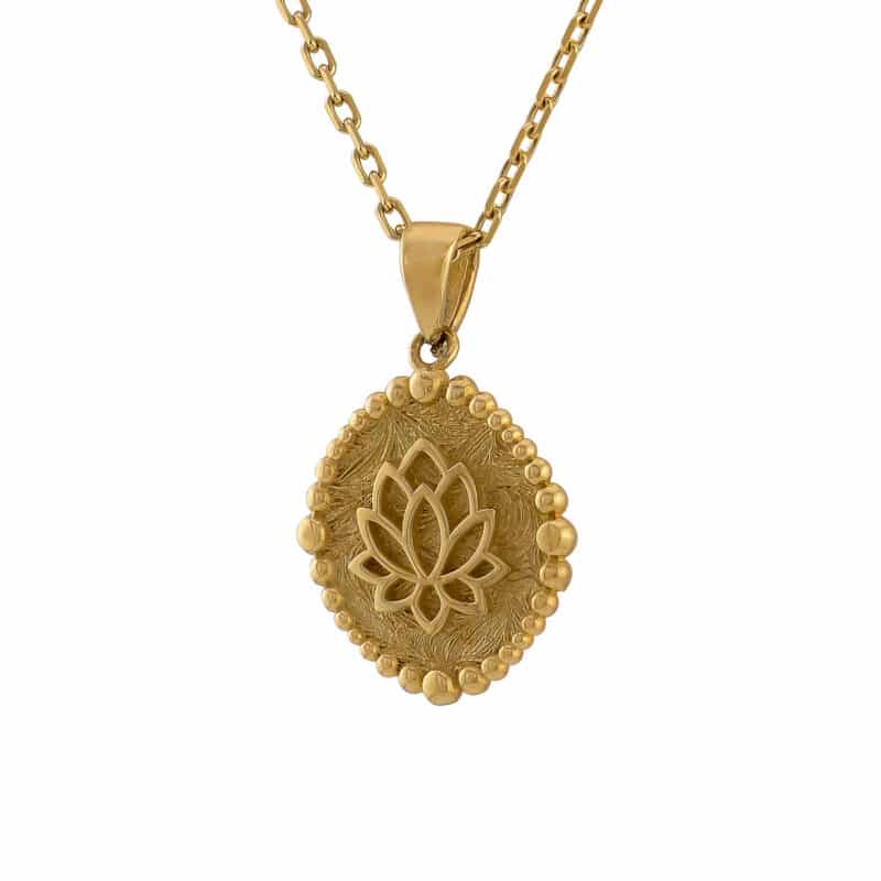 Złota Zawieszka „Kwiat Lotosu”85166