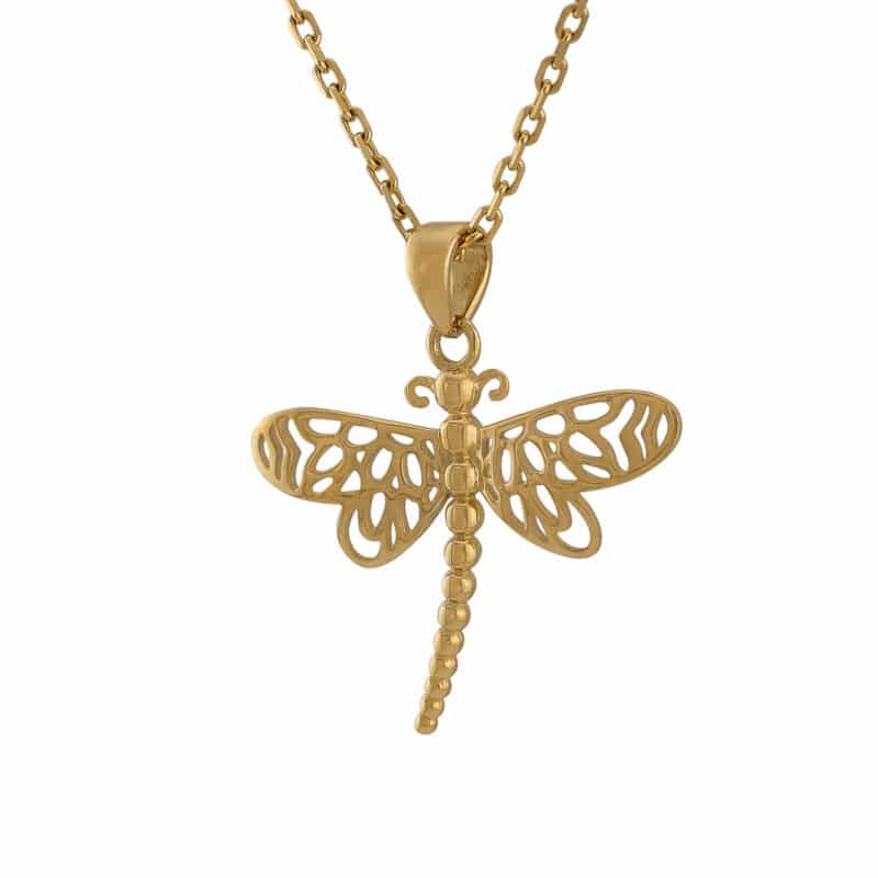 Złota Zawieszka Ażurowa „Ważka” 85168