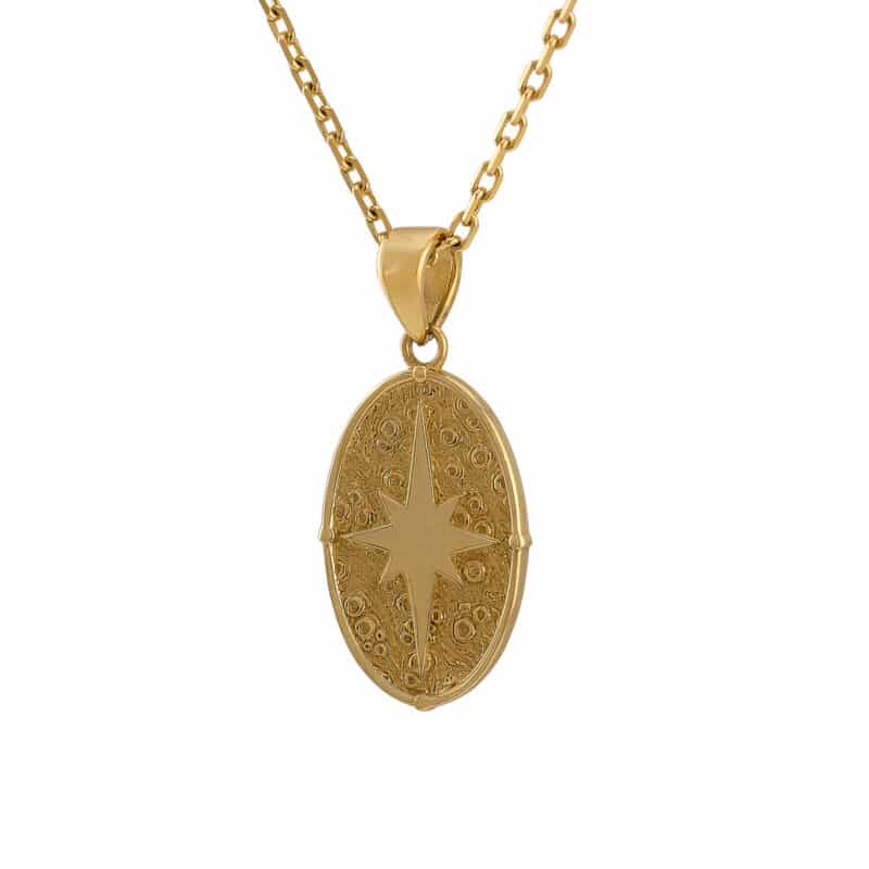 Złota Zawieszka „Gwiazda Polarna” – Medalion Przewodnik 85170