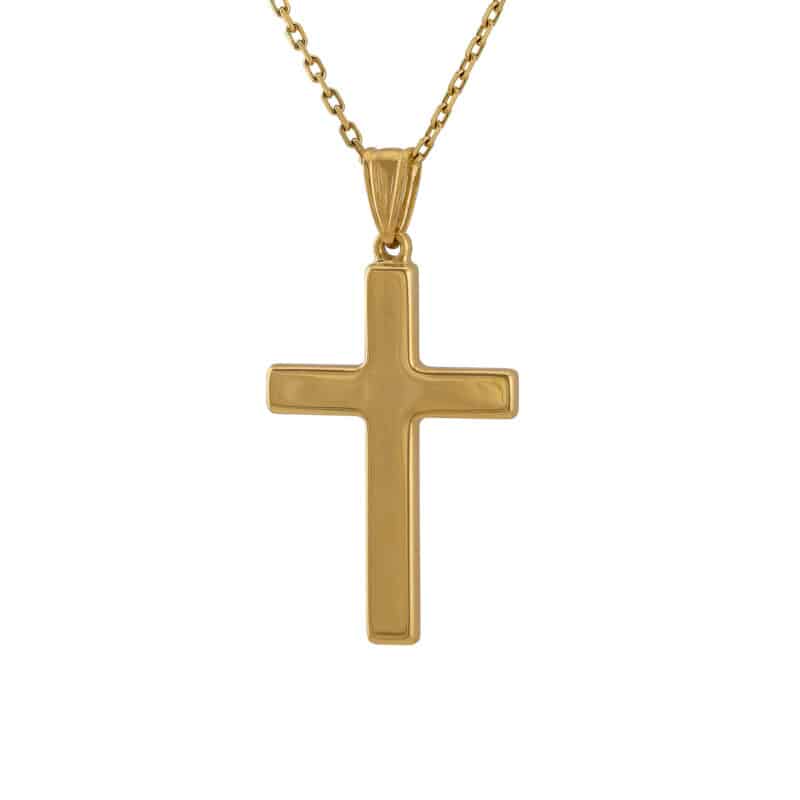 Klasyczny Złoty Krzyżyk – Minimalizm i Elegancja 85182