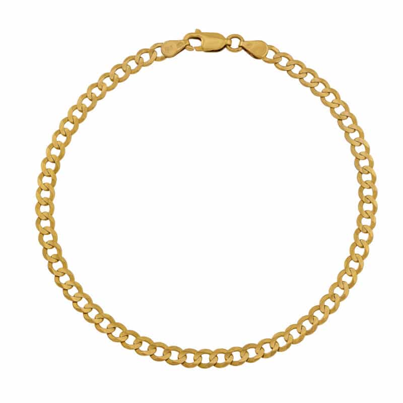 Złota Bransoletka Klasyczna Pancerka 83824