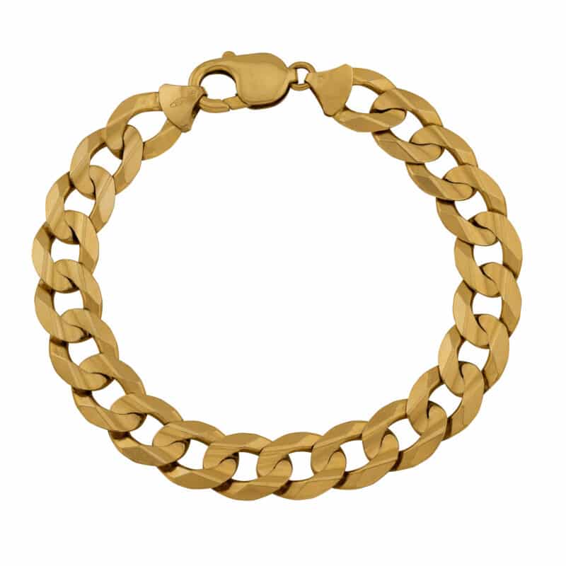 Masywna Złota Bransoletka Pancerka 83827