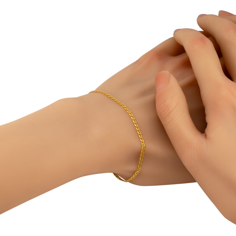 Złota bransoletka splot Gucci - 83825