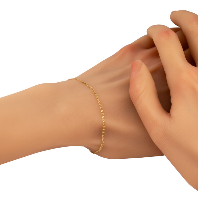 Złota bransoletka splot Gucci , unikalny styl - 84041